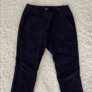 Loft Navy Blue Julie Skinny Pant